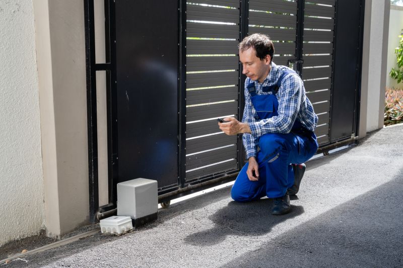 Gate Opener Installation in Fall
